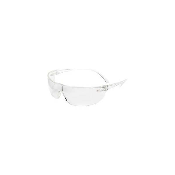 Safety Glasses Clear Lens, Frameless, Wraparound